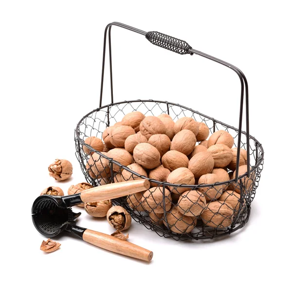 Pile of walnuts close up — Stock Photo, Image