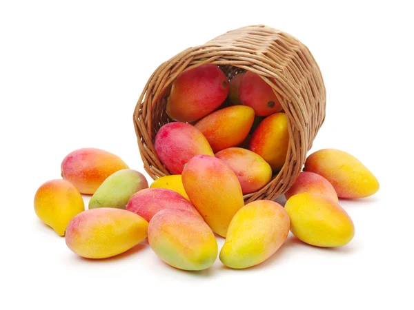 Högen av mango frukt närbild — Stockfoto