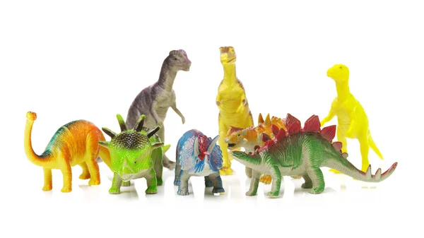 Dinossauro brinquedo de perto — Fotografia de Stock