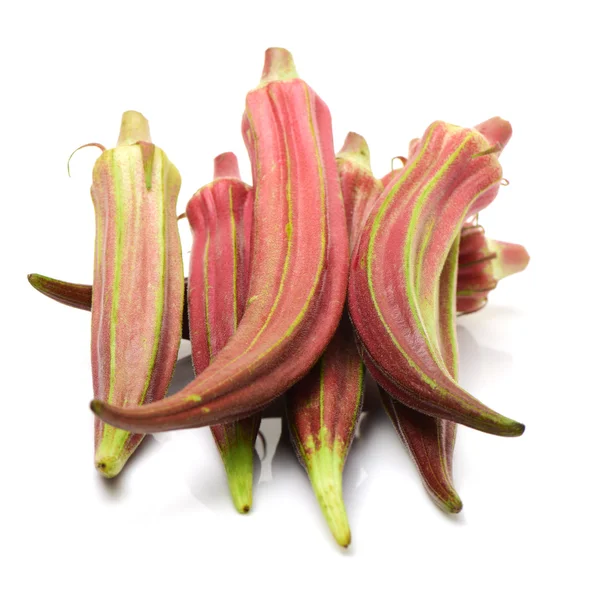Fresh young okra — Stock Photo, Image