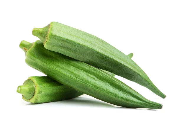 Friss fiatal okra — Stock Fotó