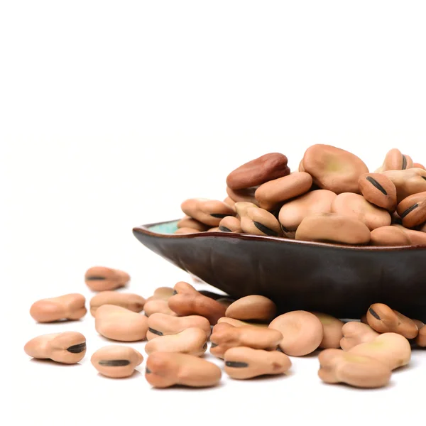 Pile of broad beans — Stock Photo, Image