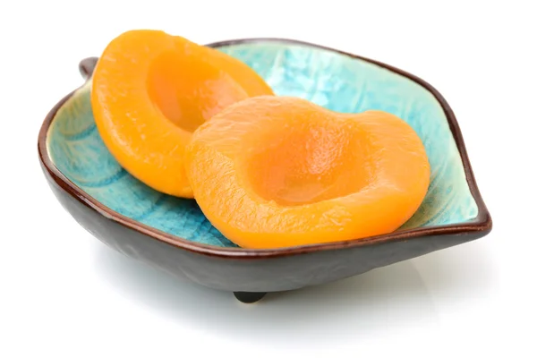 Läckra persikor i sockerlag — Stockfoto