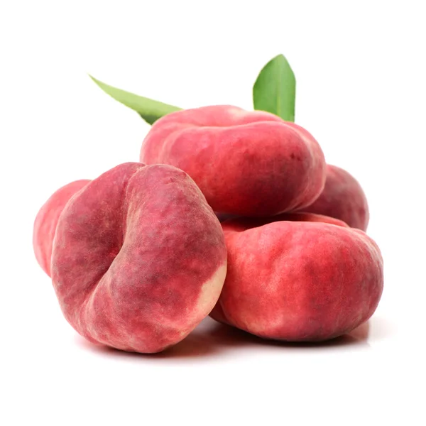 Delicious chinese flat peaches — Stock Photo, Image