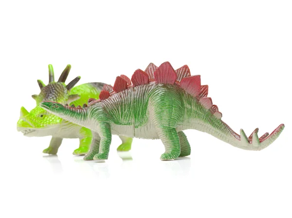 Speelgoed dinosaurussen close-up — Stockfoto