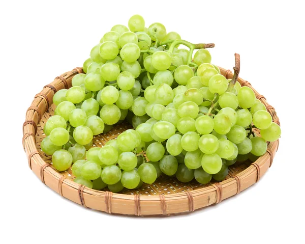 Bunches of green grapes — Stock Photo, Image