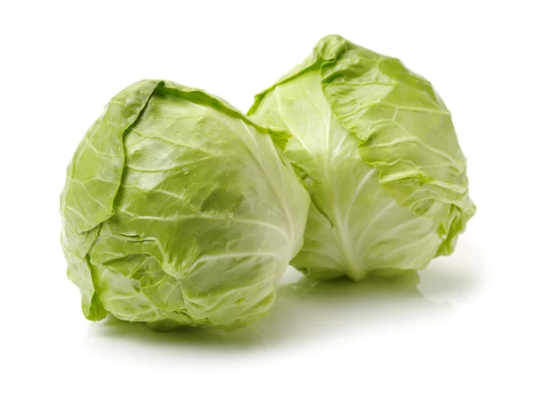 Green cabbages close up — Stock Photo, Image