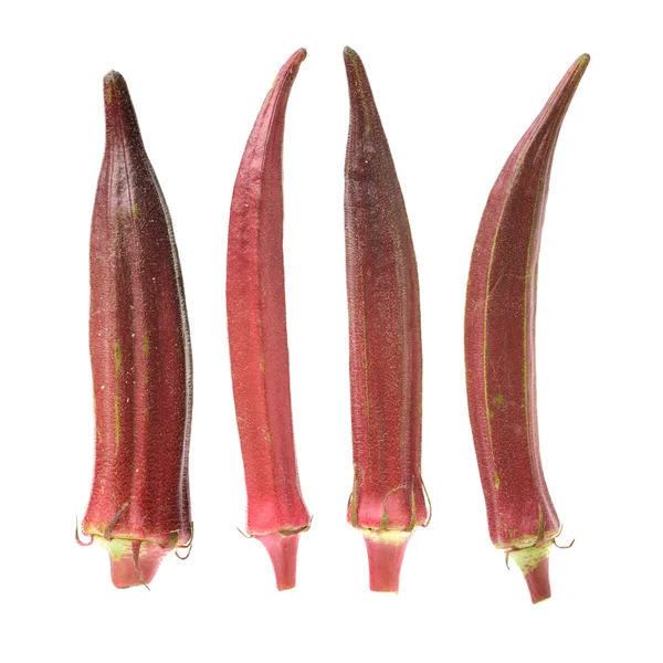 Verse jonge okra — Stockfoto