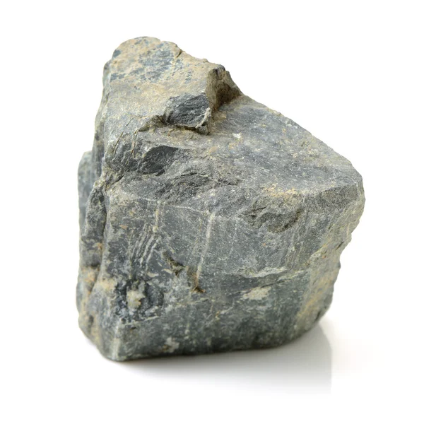Piece Rock Isolated White Background — Stock Photo, Image