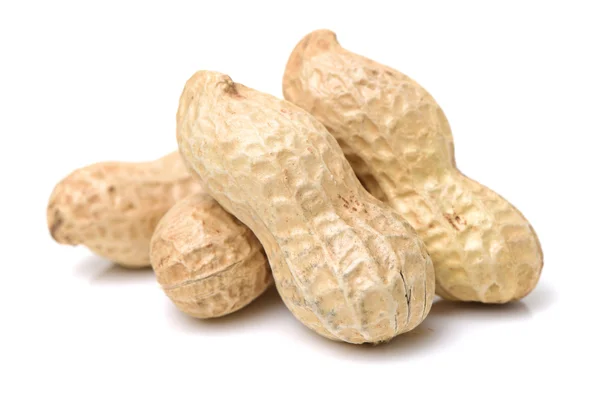 Amêndoas de amendoim de perto — Fotografia de Stock