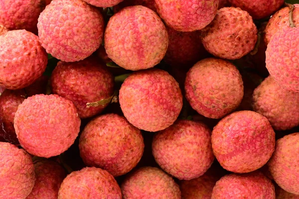 Fresh lychee close up — Stock Photo, Image
