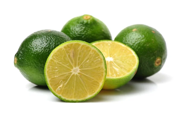 Limes on white background — Stock Photo, Image