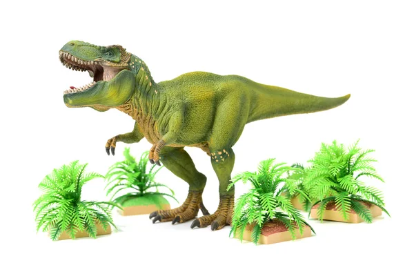 Dinozaur zabawka zbliżenie — Zdjęcie stockowe