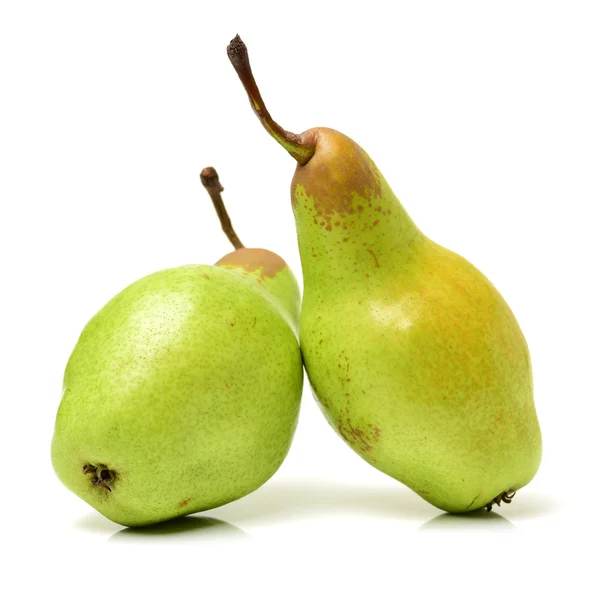 Green pears close up — Stock Photo, Image