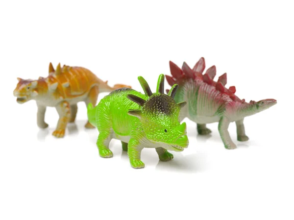 Dinosaurs toys close up — Stock Photo, Image