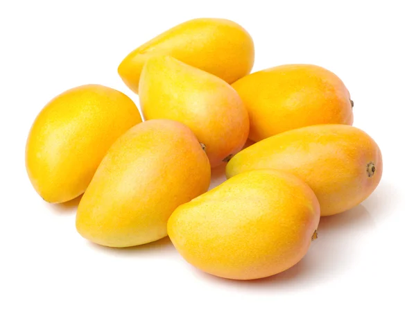 Stapel van mango vruchten close-up — Stockfoto