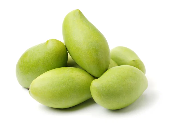 Green mango isolated — Stock Photo, Image