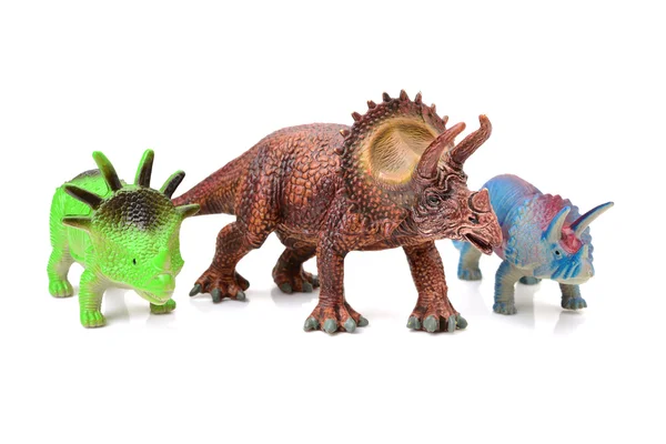 Dinosaurios juguetes de cerca — Foto de Stock