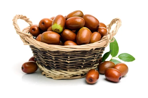 Jujube or chinese date close up — Stock Photo, Image