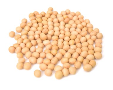 Kurutulmuş soya fasulye yığını