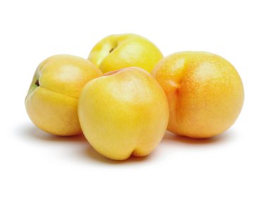 Beyaz arka plan üzerinde meyve kuru soğan 