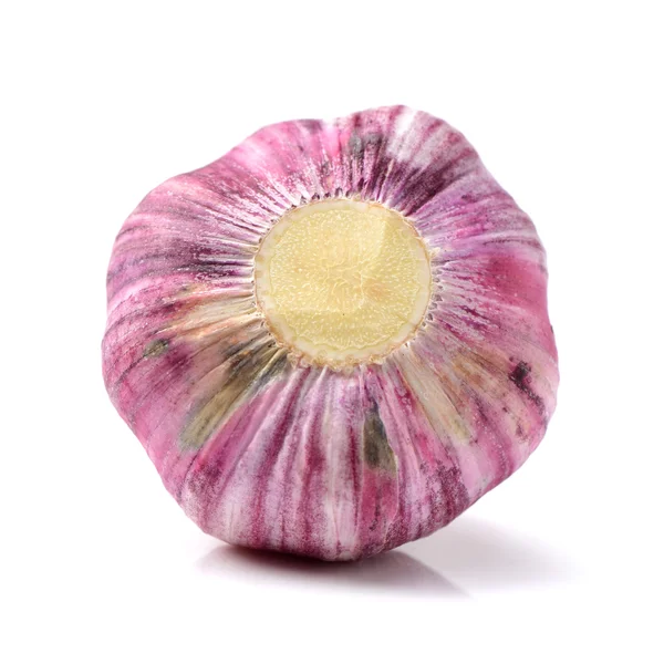 New garlic on white background — Stock Photo, Image
