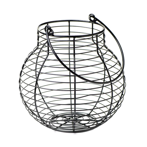 Wire basket for eggs on — Stock Photo, Image