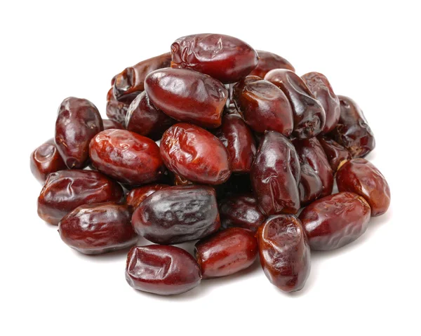 Fresh dates fruits isolated on — Stock Photo, Image