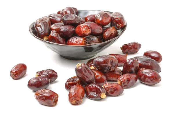 Dates on white background — Stock Photo, Image