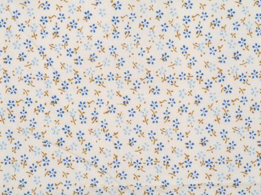 blue Calico fabric background clipart