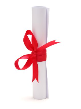 Diploma, kağıt yakın 