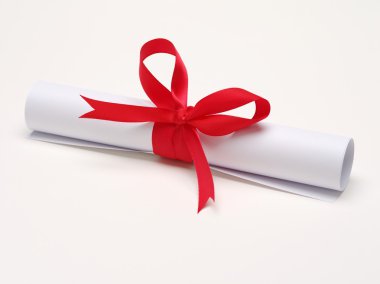 Diploma, kağıt yakın 