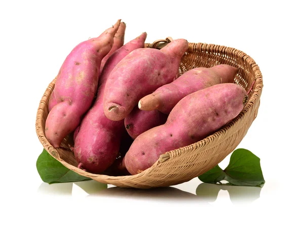 Sweet potato on the white — Stock Photo, Image