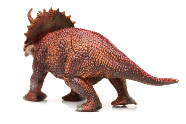 Styrakozaur dinozaura rysunku zabawka na — Zdjęcie stockowe