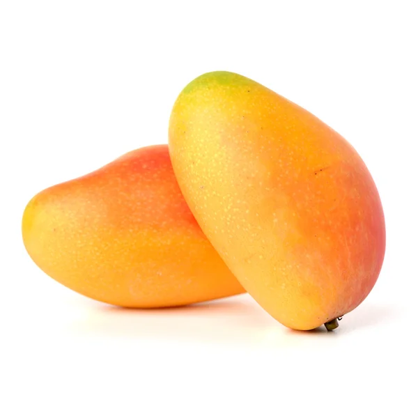 Mango beyaz zemin üzerine — Stok fotoğraf