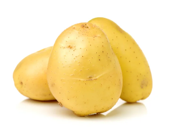 stock image New potato isolated on white 
