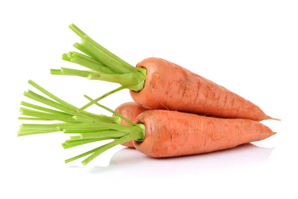 Fresh carrot on white background — Stock Photo, Image