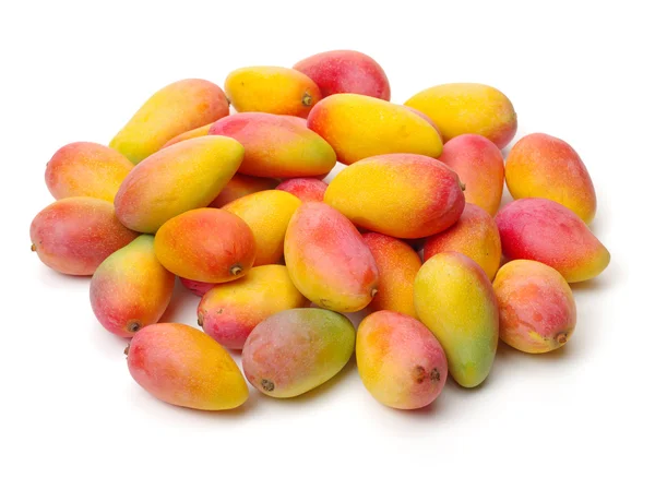 Beyaz arkaplanda mango — Stok fotoğraf