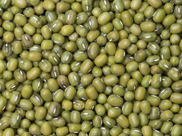 新鲜的绿豆背景 — 图库照片