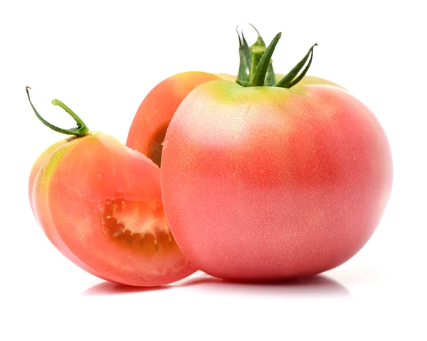 在白色上分离的新鲜西红柿 — 图库照片