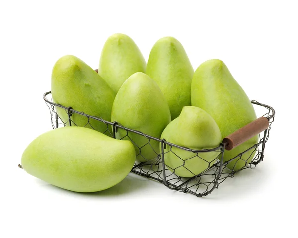 Green mango isolated — Stock Photo, Image