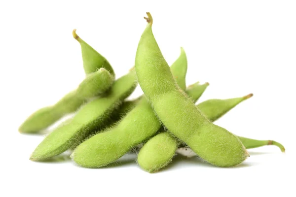 Fresh green soybeans — Stock Photo, Image