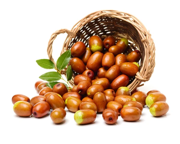 Jujube or chinese date close up — Stock Photo, Image