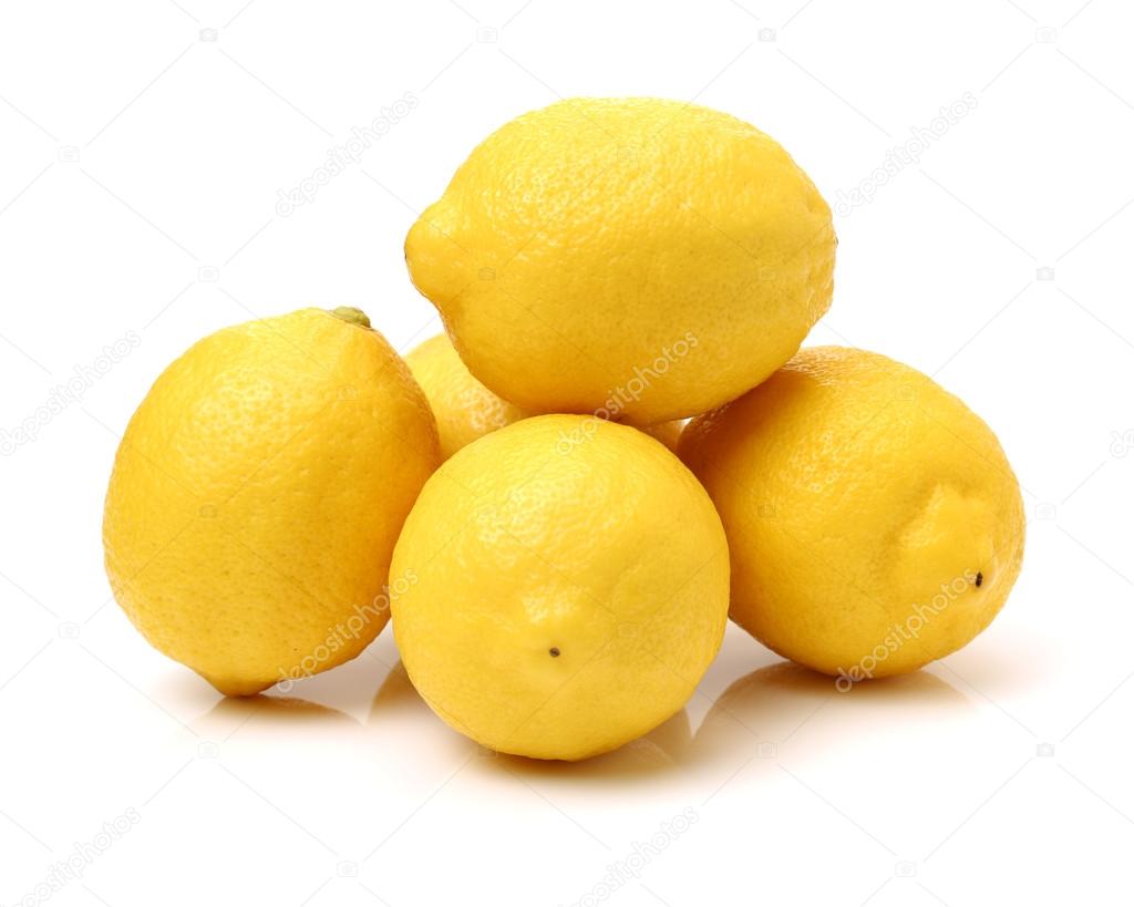 Ripe fresh lemons