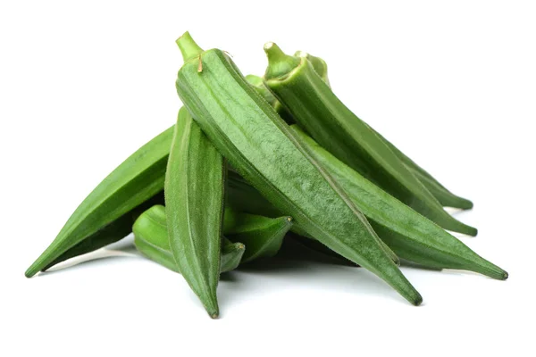 Fresh young okra — Stock Photo, Image