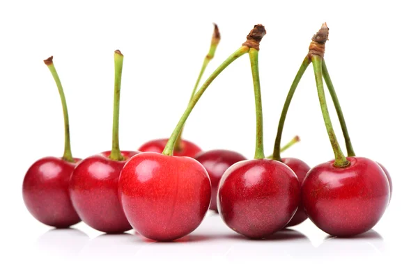 Cerejas vermelhas doces — Fotografia de Stock