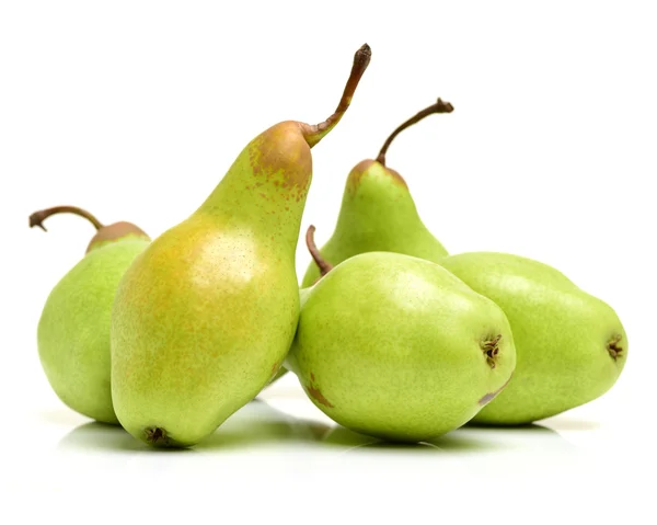 緑の梨をクローズ アップ — ストック写真