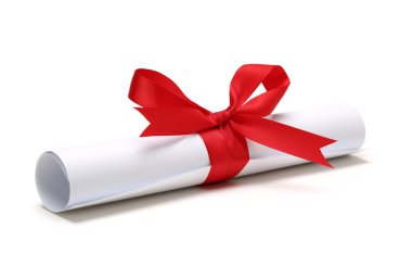 Diploma, kağıt yakın 