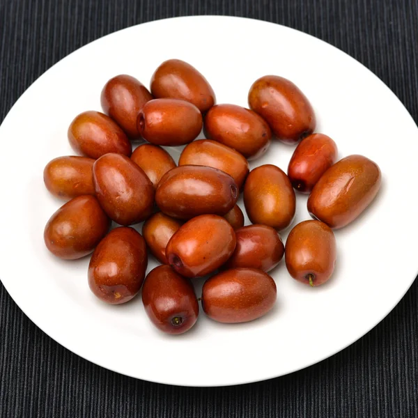 Jujube or chinese date close up — Stock Photo, Image