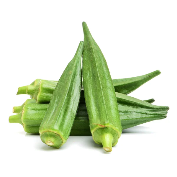 Fresh young okra — Stock Photo, Image